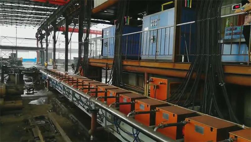 连铸连轧钢坯补温用感应加热系统