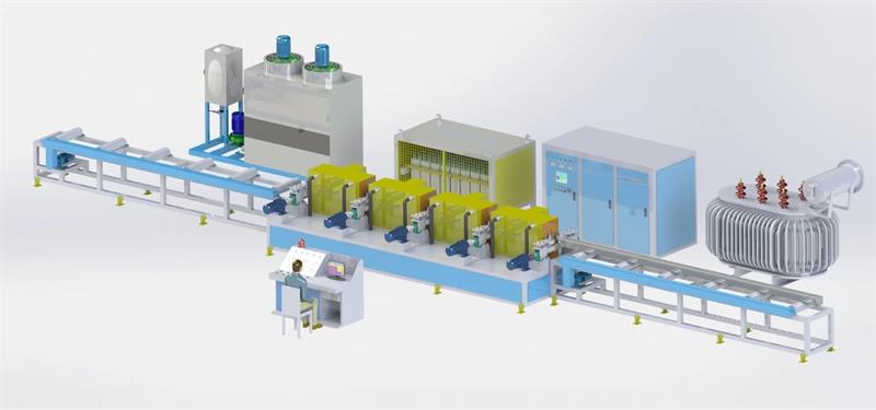 钢坯加热系统简易图